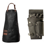 Combo Delantal Personalizado Cuero + Holster Toscano Tools