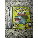 Pokemon Leafgreen Completo - Game Boy Advance - Completo