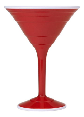 2 Copas Martini Redcup Living Original Plastico Abs Reusable