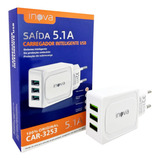 Carregador Rápido Fonte 3 Usb Inova 5.1a Universal