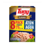 Atún En Agua Tuny Pouch Clásico 8 Pzas De 75 G C/u