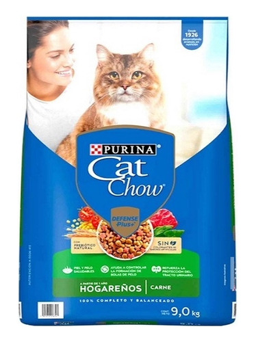 Alimento Purina Cat Chow Adulto Hogareños  9 Kg.