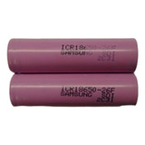 Bateriaaa Recargables Samsung Icr18650-26f Por Dos Unidades 