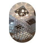 Lustre De Cristal Legítimo K9 + Lâmpadas 60cm Altura