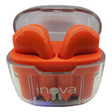 Fone De Ouvido Bluetooth Sem Fio Tws In-ear Auricular Inova Cor Vermelho