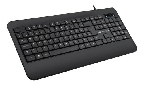 Teclado Multimidia Com Fio Usb Kb-m100bk Preto C3tech Idioma Português Brasil