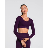 Top Con M/l Mujer Seamless Shake Sportfitness Uva