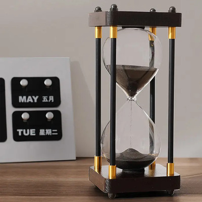 Temporizador De Reloj Arena Madera 30 Minuto Para Decoración | MercadoLibre