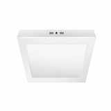 Plafon Led Panel Exterior Aplique Losa Cuadrado 18w 22x22cm