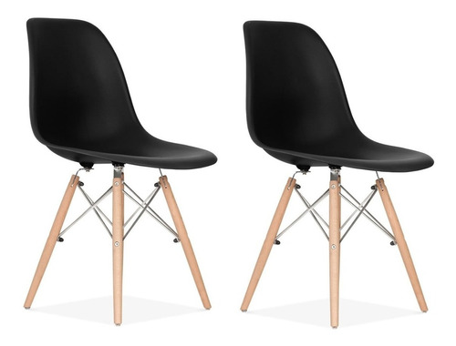 Silla De Comedor Eames Dsw Blanca Pack X2 + Envio Gratis 