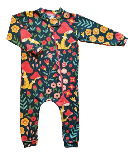 Enteritos Bodys Bebe Pijama Micropolar Soft Gamuzado