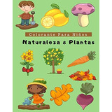 Libro: Naturaleza & Plantas: Un Libro De Colorear Para Niños