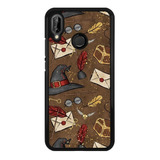 Funda Protector Para Huawei Harry Potter Tapiz Sombrero