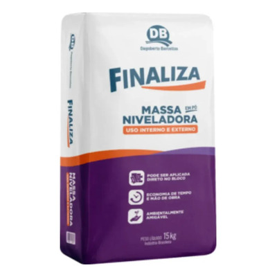 Massa Niveladora Interna E Externa Alta Fácil Aplicação | Parcelamento sem juros