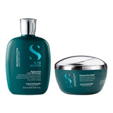 Alfaparf Semi Di Lino Reestructurante Shampoo X250 + Mascara