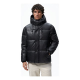 Campera Acolchada Impermeable Efecto Piel Importada Iconic