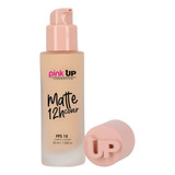 Base De Maquillaje Matte Cover 12h Pink Up Mate Hidratante