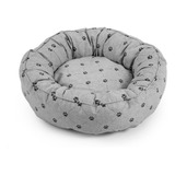 Cama Cucha Para Perro Mascotas Palette Moisés Interior Saturno Color Gris