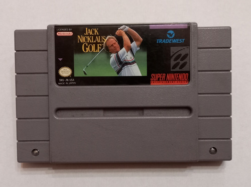 Cartucho Retro Super Nintendo Jack Nicklaus Golf Japan