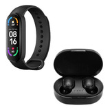 Combo Smartwatch M6 + Auricular A6s 4 Colores 