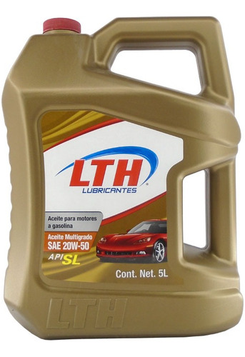 Lubricante Aceite Motor Multigrado Gasolina Lth 20w-50 5lts