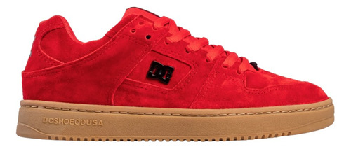 Zapatilla Dc Shoes Modelo Manteca Ss Rojo Marrón Exclusiva