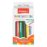 Crayones De Cera Simball Innovation X 6 Colores