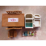 Set Comedor Y Refrigerador Ternurines/sylvanian Families