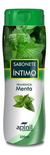 Sabonete Liquido Intimo Feminino 220ml Apinil Aroma Menta