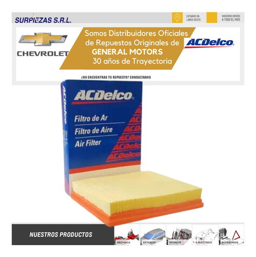 Kit 3 Filtros + Aceite Acdelco Semi Chevrolet Corsa Classic Foto 5