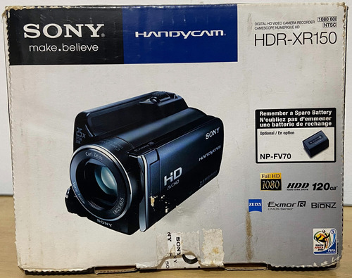 Filmadora Sony Hdr-xr150 - Hdd 120gb Fullhd Completa