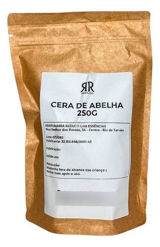 Cera De Abelha Bruta 100% Pura Amarela 250g