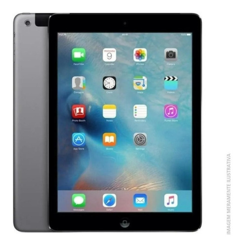 Apple Tablet A1475 Cinza 16gb Tela 9.7 Wifi Usado