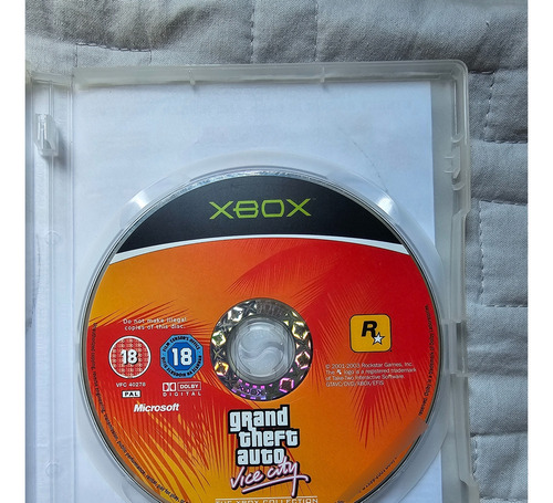 Gta Vice City Original Europeu Pal Para Xbox Classic Clássic