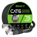 Cable Ethernet Cat6 Para Exteriores 75 Pies 23 Awg De C...