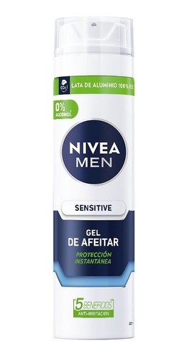 Gel De Afeitar Sensitive 200ml Nivea Men