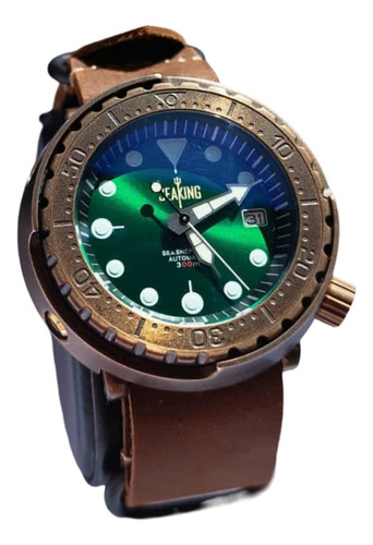 Sea King Tuna Bronze Diver Autom. Seiko Nh35 Mergulho 200m