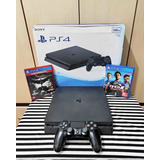 Ps4 Slim 500gb Nf + Garantia De 6 Meses