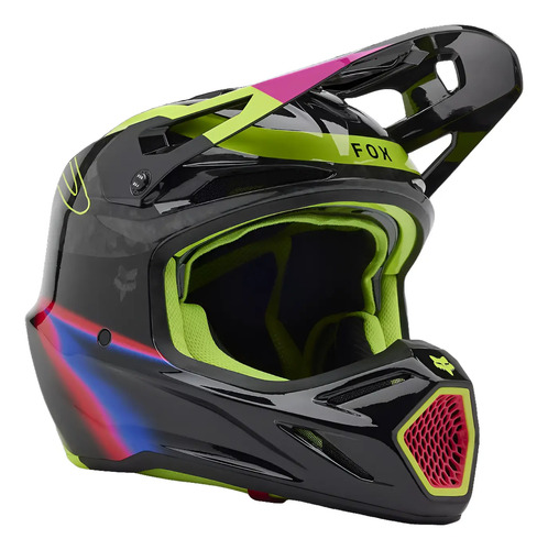 Casco Fox V3 Rs Energy Motocross Enduro Mx Rzr Atv | Meses sin interés