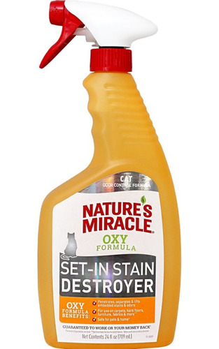 Natures Miracle Set In Stain Destroyer Gato 709 Ml