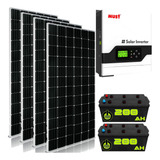 Kit Solar Paneles Sharp 330w Inverter 3kw 3300watts/dia T7