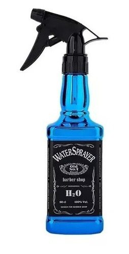 Atomizador Rociador Barbería Botella Whisky Jack Metalizado