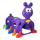 Tunel Centopeia Infantil Roxo - Importway Cor Violeta