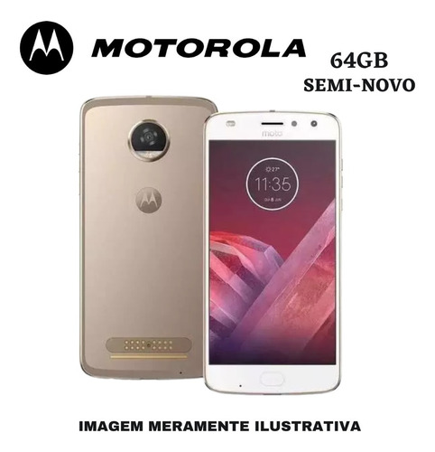 Moto Z2 Play Dual Sim 64 Gb Ouro-fino 4 Gb Ram