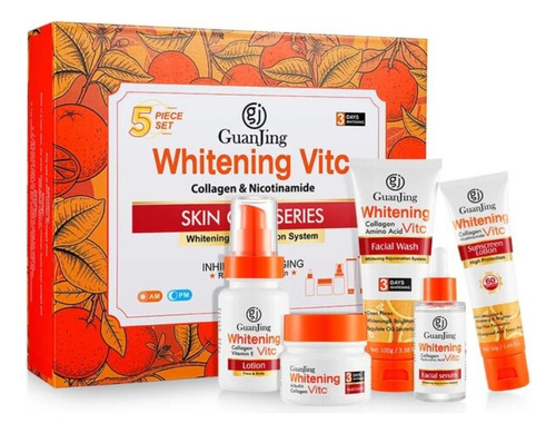 Kit Cuidado Facial Y Corporal Vitamina C  Y Nicotinamida