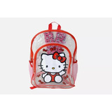 Mochila Hello Kitty Transparente Fast Forward