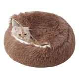 Cama Iglu Cueva Antiestres Felpa Gatos Mascotas 50 Cm