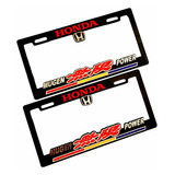 Par (2 Piezas) Portaplacas Universal Honda Mugen Power