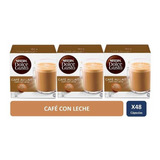 3 Cajas Capsulas Dolce Gusto Cafe Con Leche Au Lait Oficial