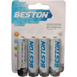 Pilas Bateria Carbon Alcalina Beston Aa 1.5v X4 Unidades 